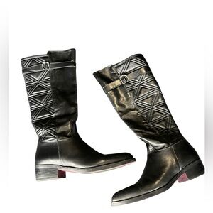 Womans Emanuele Crasto Riding Boots Made in Italy Sz 40